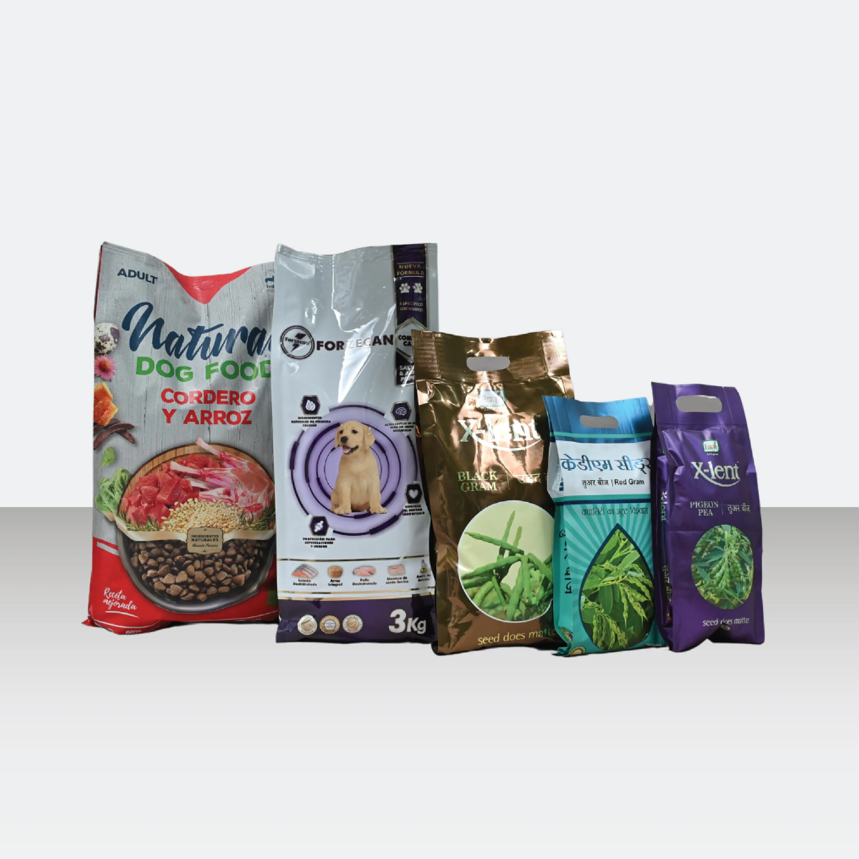 Six Side Seal Packaging Pouches